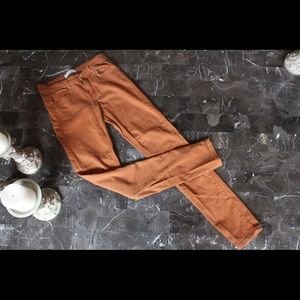 Zara Trafaluc Tan Denim Skinny Jeans